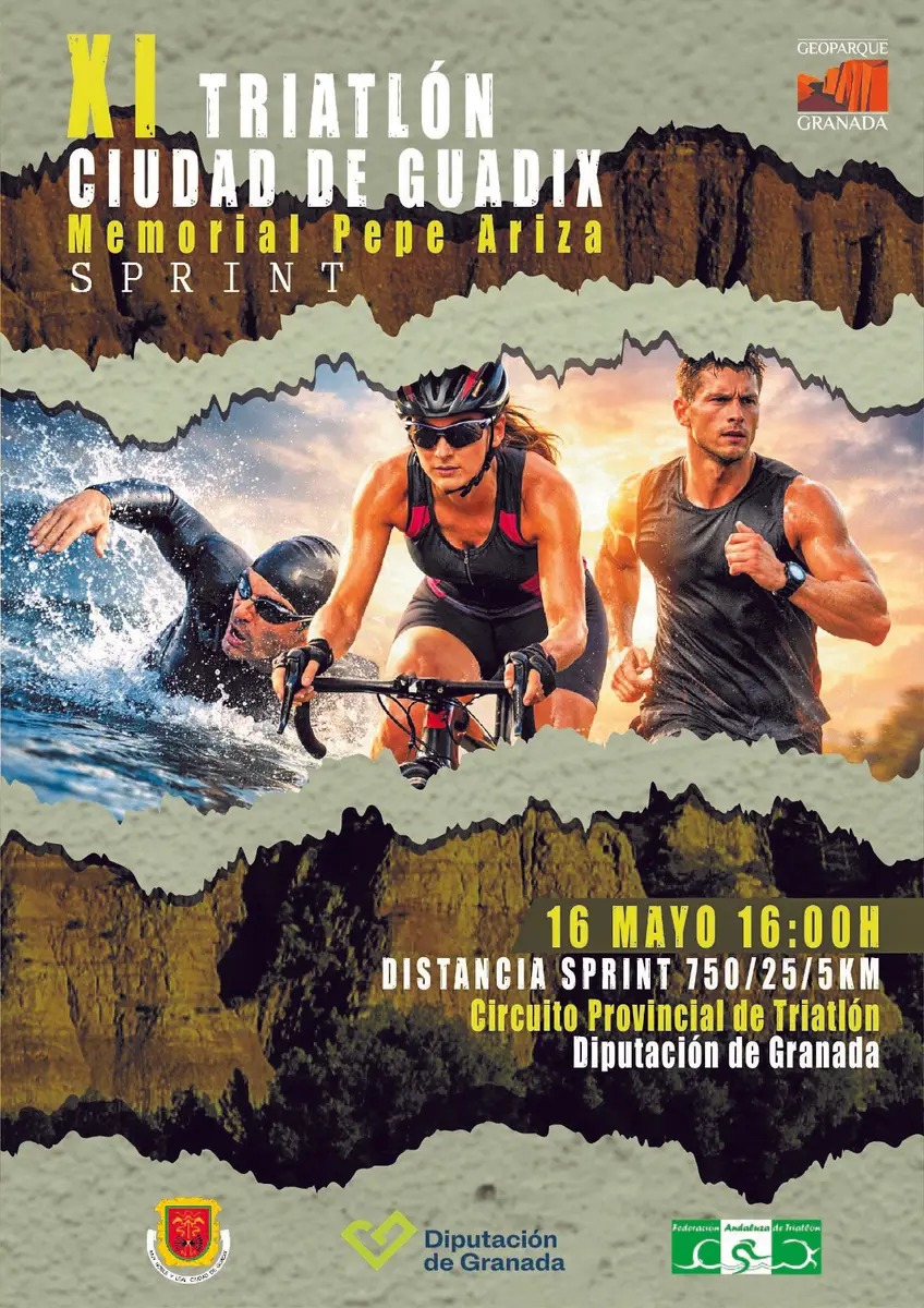 XI TRIATLÓN CIUDAD DE GUADIX – Memorial "Pepe Ariza"